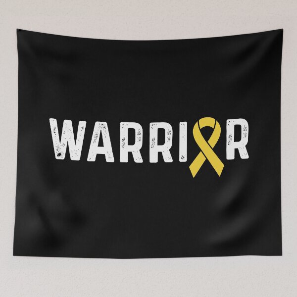 Item preview, Childhood Cancer Awareness Gold Ribbon Warrior  designed and sold by CancerMerch.