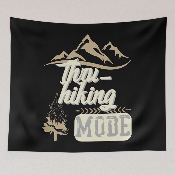 Item preview, thru- hiking mode, forest river sun inside tree pine designed and sold by movie-popcorn.