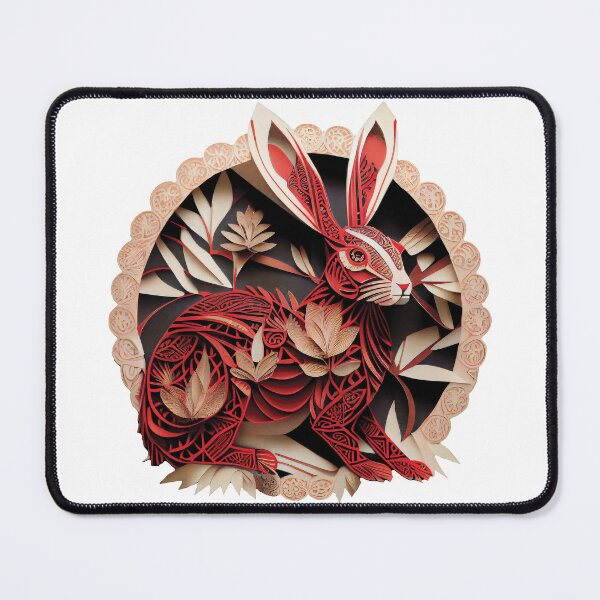 Item preview, Chinese New Year 2023 Zodiac Animal Rabbit Lunar New Year designed and sold by ArtPowTech.