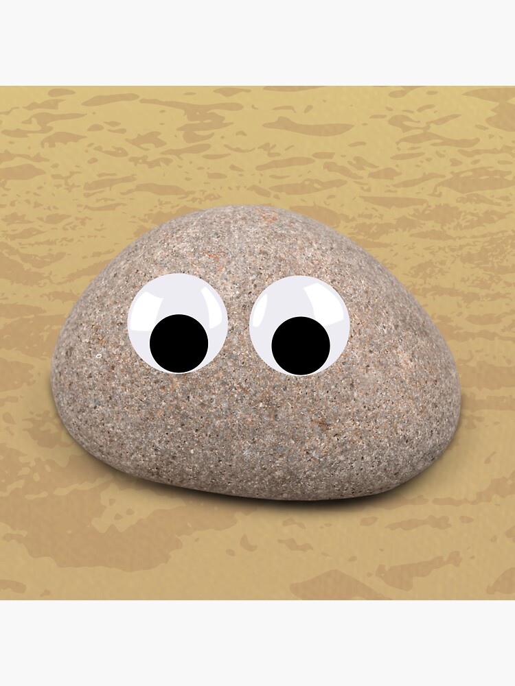 Nothing to see here just an angry rock with giant googly eyes and