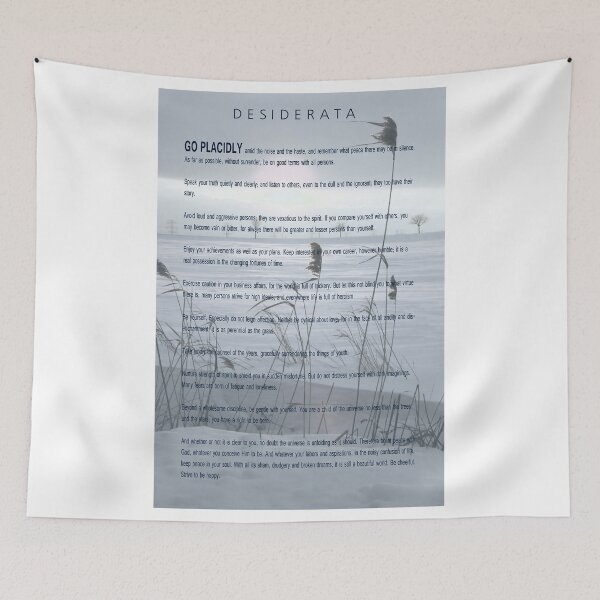 Item preview, DESIDERATA Winter Prairie Sunset designed and sold by Daniel Hagerman.