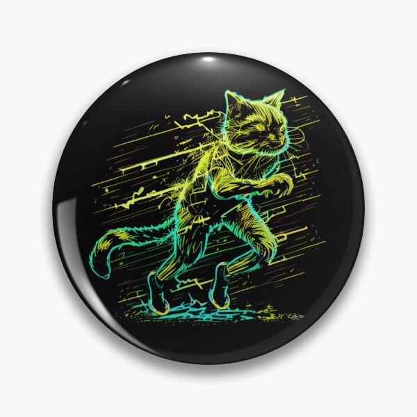 Item preview, Sprinting Running Cat  designed and sold by Tellingmoon.