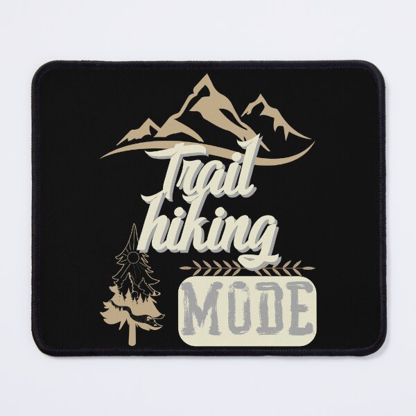 Item preview, trail hiking mode, forest river sun inside tree pine designed and sold by movie-popcorn.