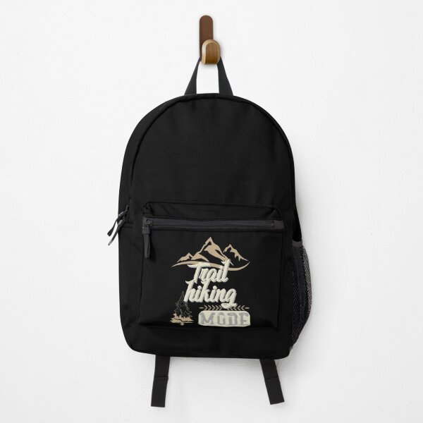 Item preview, trail hiking mode, forest river sun inside tree pine designed and sold by movie-popcorn.