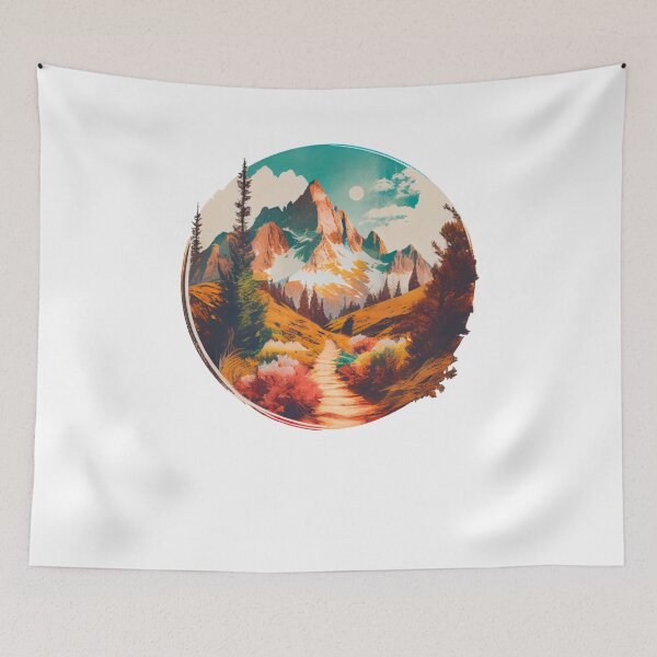 Item preview, Hiking Trail into High Alpin Mountain designed and sold by Fitbys.