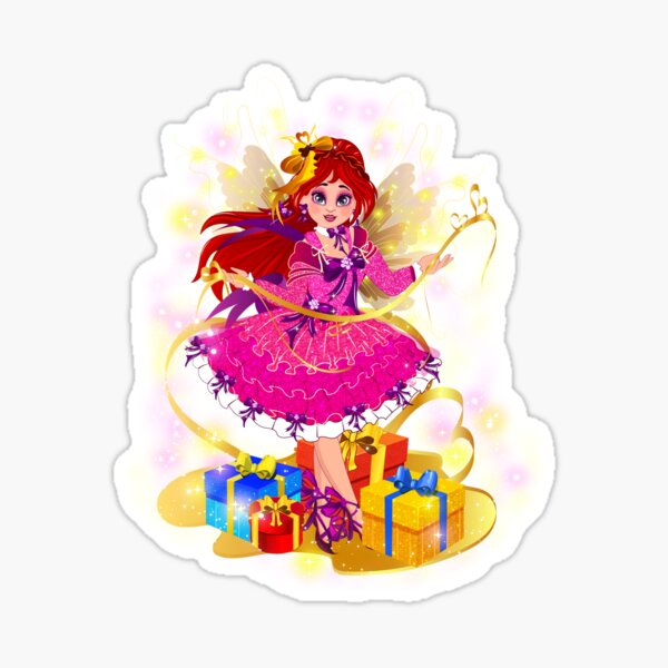 Item preview, Ruby The Ribbon Fairy With Magical Bows designed and sold by FairyBookClub.