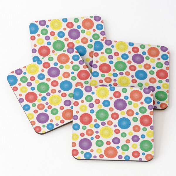 Item preview, Rainbow Jewels On White designed and sold by ColorZoo.