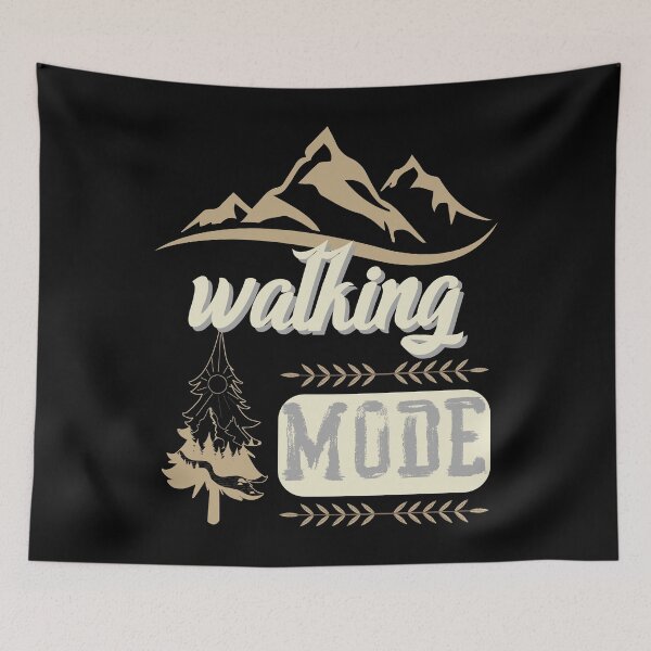 Item preview, walking mode, forest river sun inside tree pine designed and sold by movie-popcorn.