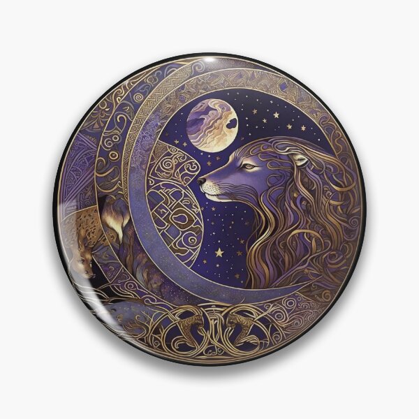 Item preview, Celtic Tribal Moon Lion designed and sold by AwakenedSoul.