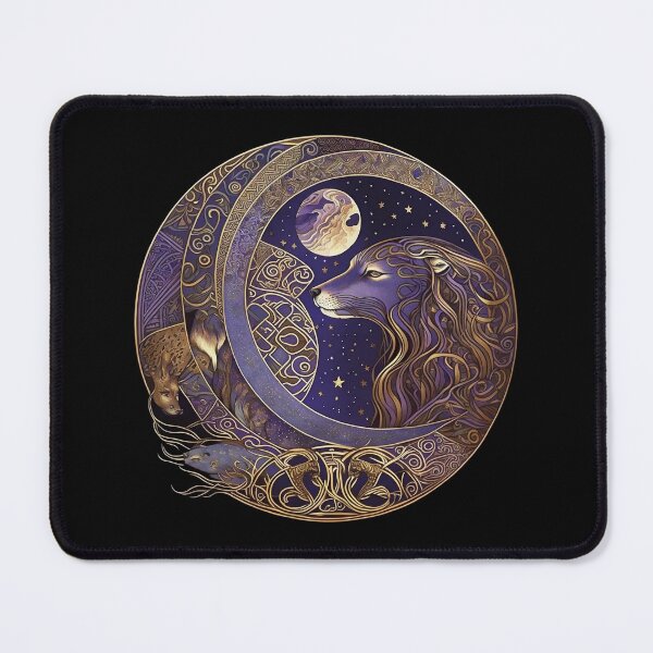 Item preview, Celtic Tribal Moon Lion designed and sold by AwakenedSoul.