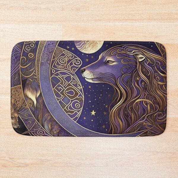 Item preview, Celtic Tribal Moon Lion designed and sold by AwakenedSoul.