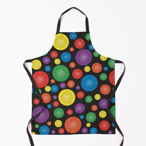 Item preview, Rainbow Jewels On Black designed and sold by ColorZoo.