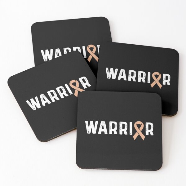 Item preview, Endometrial Cancer Awareness Peach Ribbon Warrior  designed and sold by CancerMerch.