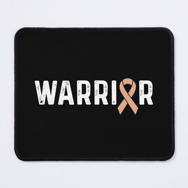 Item preview, Endometrial Cancer Awareness Peach Ribbon Warrior designed and sold by CancerMerch.