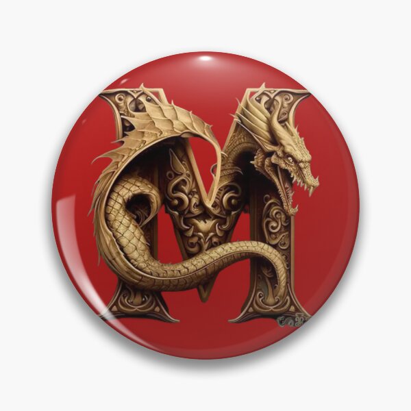 Item preview, letter m dragon designed and sold by Bilexpress.