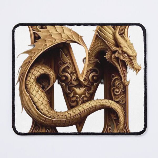 Item preview, letter m dragon designed and sold by Bilexpress.