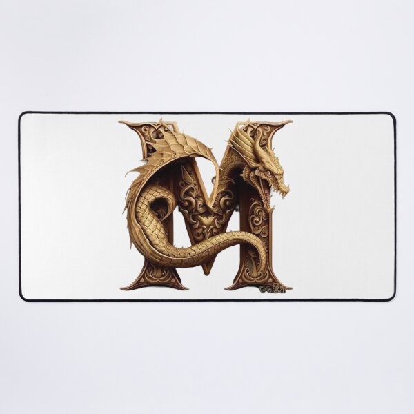 Item preview, letter m dragon designed and sold by Bilexpress.