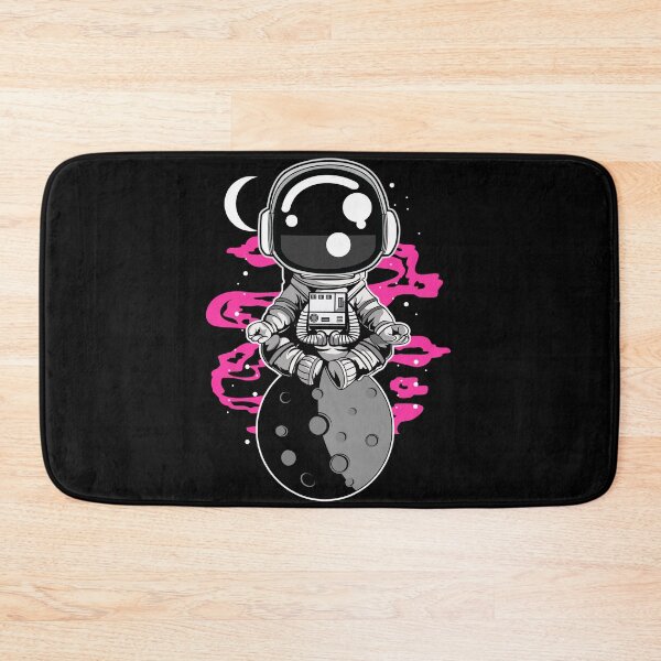 Item preview, Cute Astronaut Meditation on the Moon designed and sold by alanhucko.