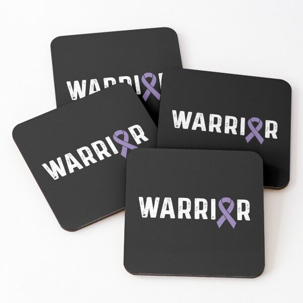 Item preview, Hodgkin Lymphoma Awareness Purple Ribbon Warrior  designed and sold by CancerMerch.
