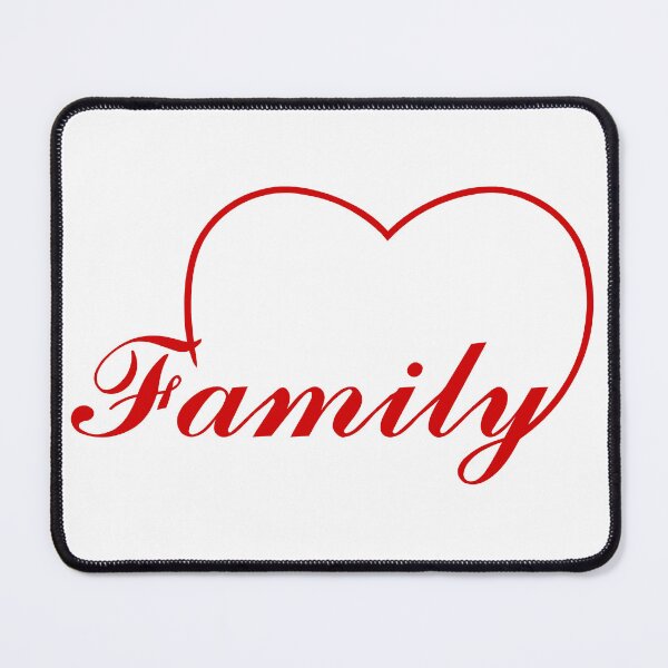 Item preview, Family is Love heart - in red designed and sold by SunnyDazDesign.