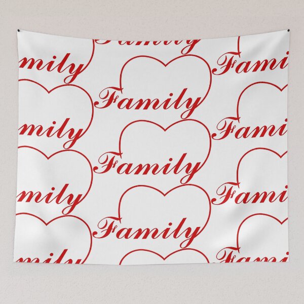 Item preview, Family is Love heart - in red designed and sold by SunnyDazDesign.