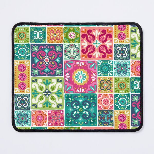 Item preview, Bright Rococo tiles designed and sold by Cheekyleopard.
