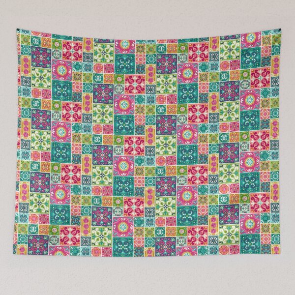 Item preview, Bright Rococo tiles designed and sold by Cheekyleopard.