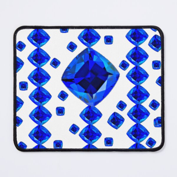Item preview, BLUE SAPPHIRE OCTOBER BIRTHSTONE PATTERN GEMS designed and sold by sharlesart.