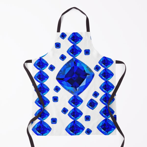 Item preview, BLUE SAPPHIRE OCTOBER BIRTHSTONE PATTERN GEMS designed and sold by sharlesart.