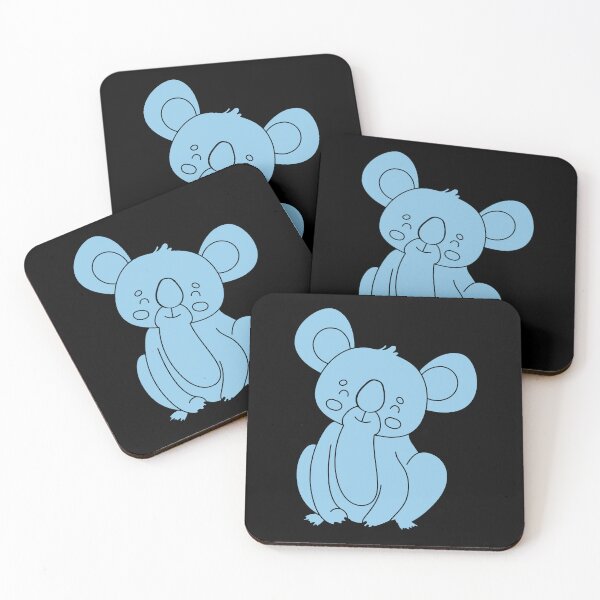 Aperçu de l'œuvre Koala Bleu Pastel créée et vendue par 37jlee.
