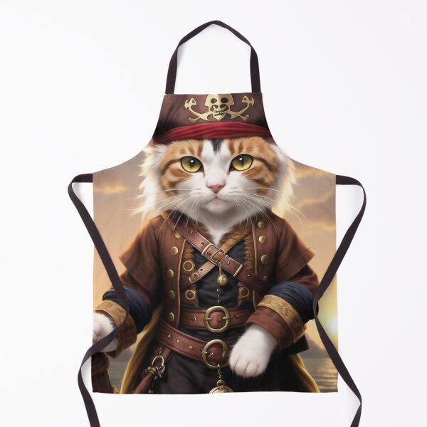 Item preview, Pirate Cat designed and sold by MythicalSticker.