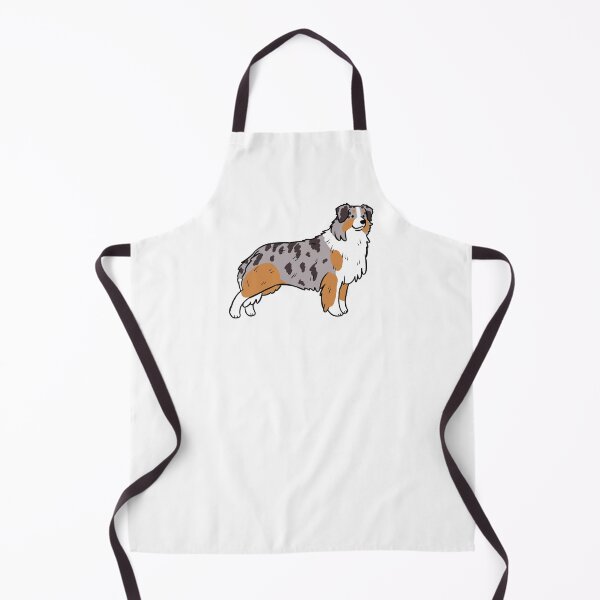 Item preview, Australian shepherd cute illustration blue merle designed and sold by Yarafantasyart.