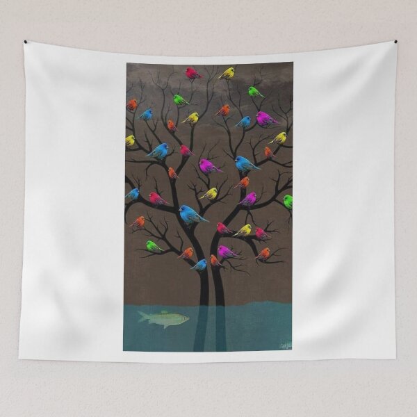 Item preview, "Bird Tree" by Mark Ashkenazi,  designed and sold by gigapx.