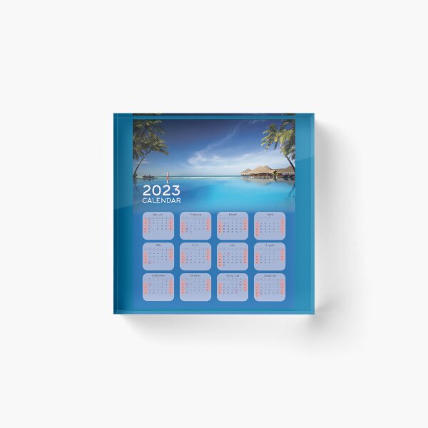 Item preview, 2023 Tropical Island Calendar designed and sold by designartmed.