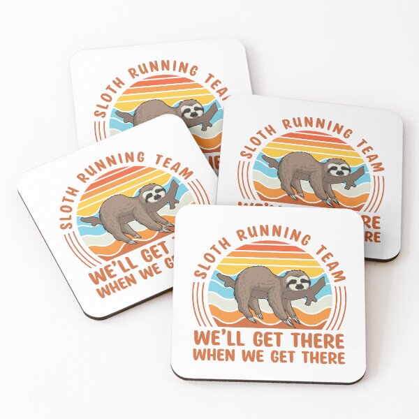 Item preview, Sloth Running Team - We'll Get There When We Get There designed and sold by Lonesome-Fox.