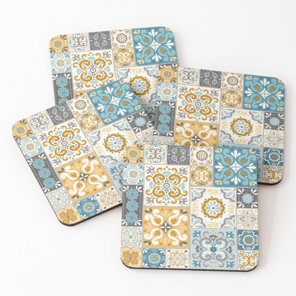 Item preview, Neutral Rococo-style tile print designed and sold by Cheekyleopard.