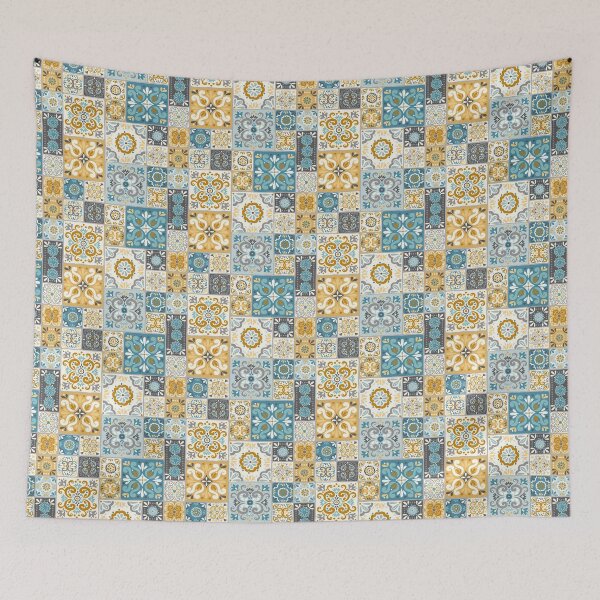 Item preview, Neutral Rococo-style tile print designed and sold by Cheekyleopard.