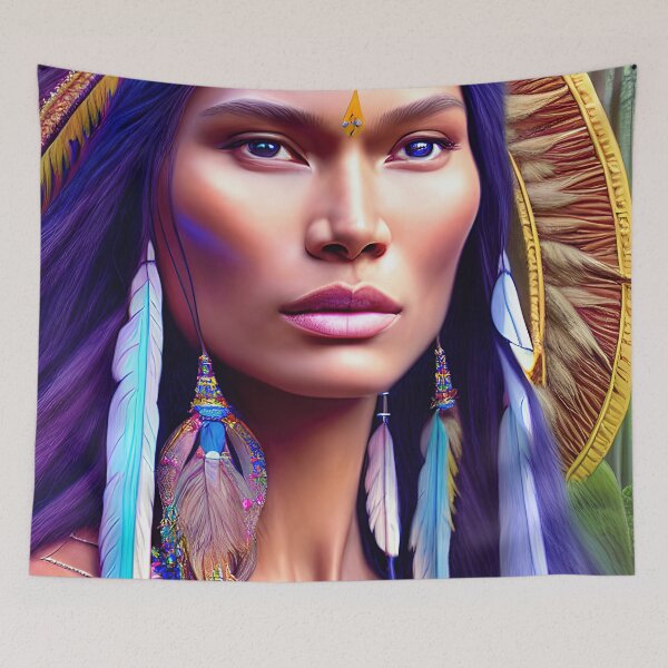 Item preview, Elegant Indian Woman designed and sold by FreeSpirit-Shop.