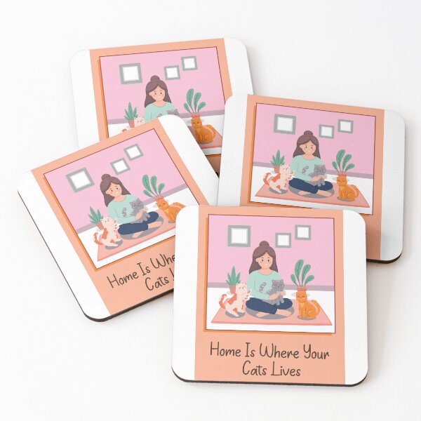 Item preview, El hogar es donde vive tu gato designed and sold by one-more-shop.