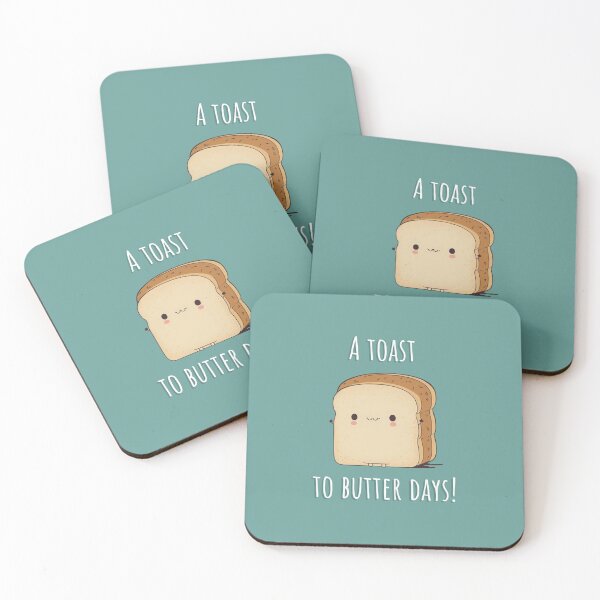 Item preview, A Toast to Butter Days! designed and sold by rudekitten.