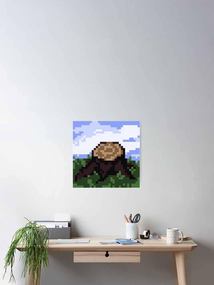 Thumbnail 2 of 3, Poster, Tree Stump designed and sold by just4pixels.