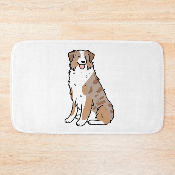 Item preview, Australian shepherd cute illustration - red merle australian shepherd designed and sold by Yarafantasyart.