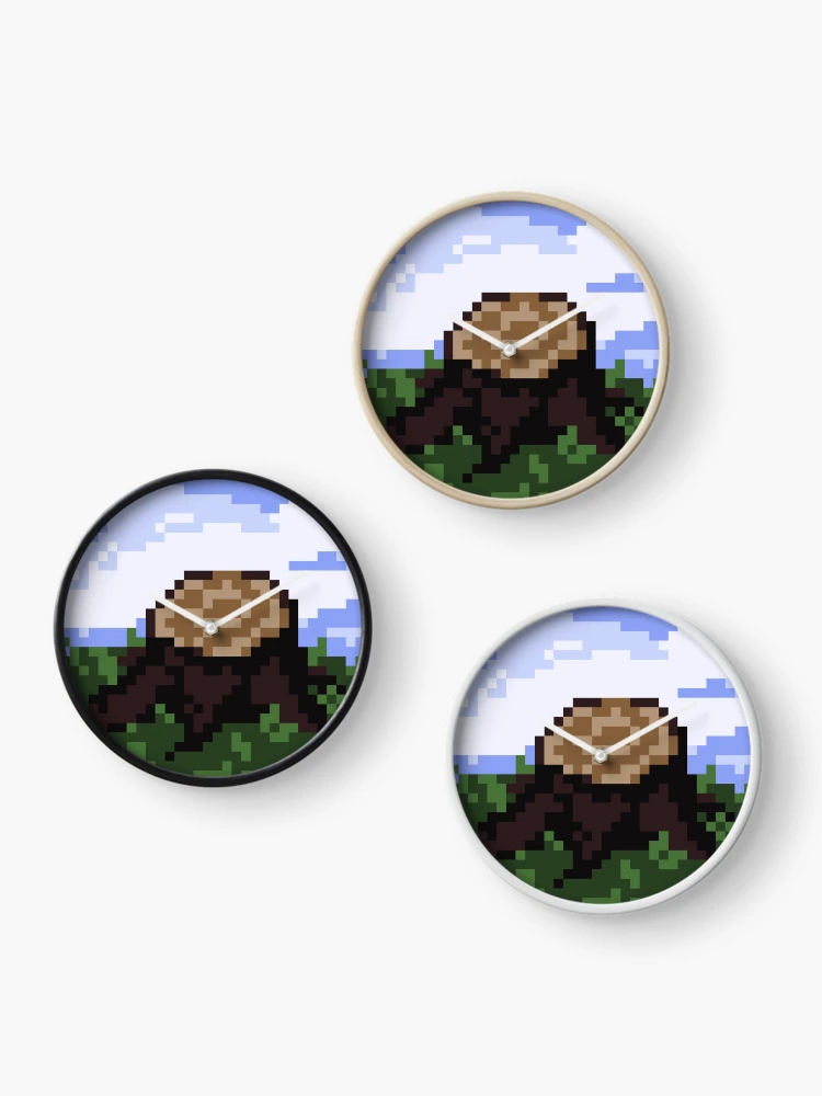 Thumbnail 3 of 4, Clock, Tree Stump designed and sold by just4pixels.