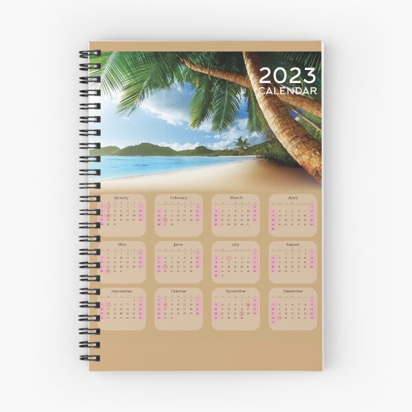 Item preview, 2023 Tropical Island Calendar designed and sold by designartmed.