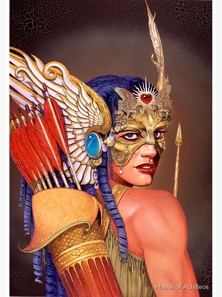 Thumbnail 3 of 3, Sticker, Eros by Chris Achilleos designed and sold by House of Achilleos.