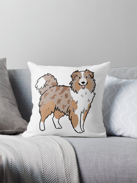 Item preview, Australian shepherd cute illustration - red merle australian shepherd designed and sold by Yarafantasyart.