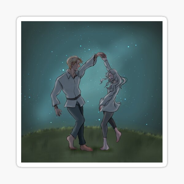 Dance With Me - Cason and Brela, The Curse of Broken Shadows Sticker