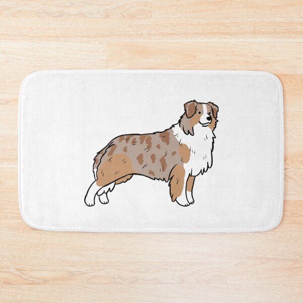 Item preview, Australian shepherd cute illustration - red merle australian shepherd designed and sold by Yarafantasyart.
