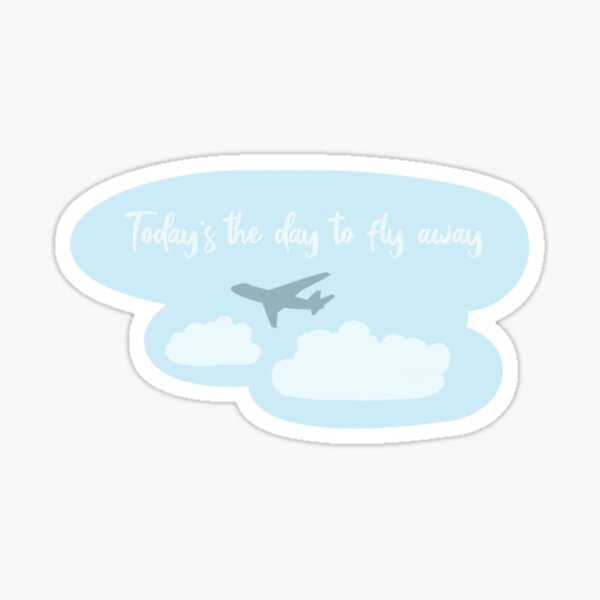Stray Kids Airplane Lyric Sticker Sticker