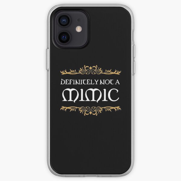 Definitely not a Mimic Tabletop RPG Addict iPhone Soft Case